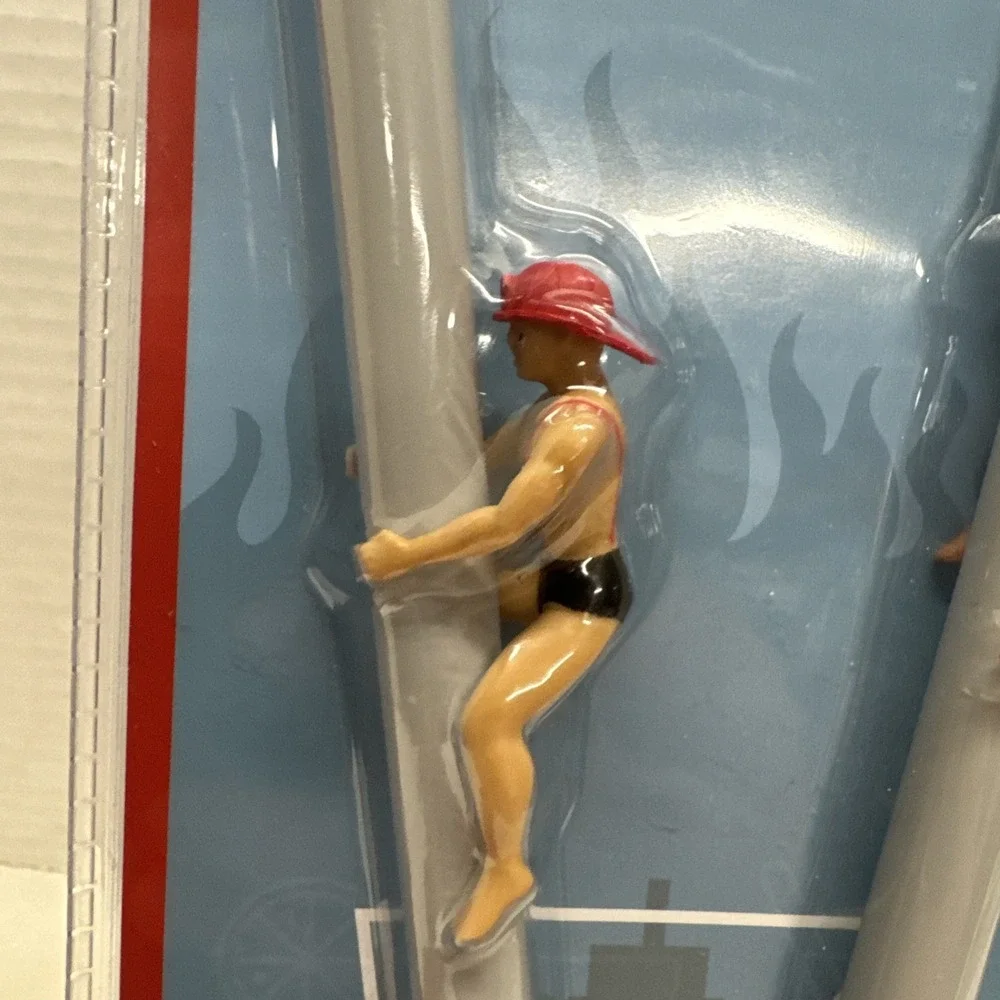 Fireman Straw Drinking Buddies Reusable Silicone Plastic 2 Count New Bachlorette